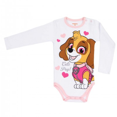 Body bebelusi si copii Paw Patrol - Cute pup, bumbac, marimea 62, 1-3 luni, multicolor