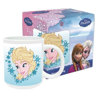 Cana Disney Frozen - Elsa, design multicolor, capacitate 320 ml, inaltime 9.5 cm