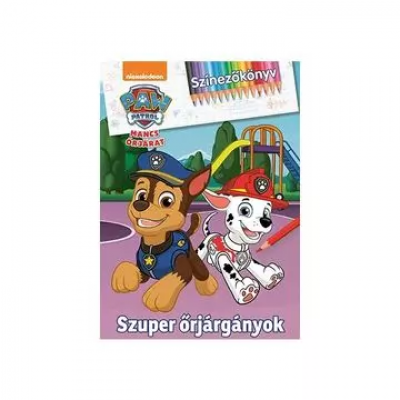 Carte de colorat in limba maghiara - Paw Patrol - Super vehicule de patrula