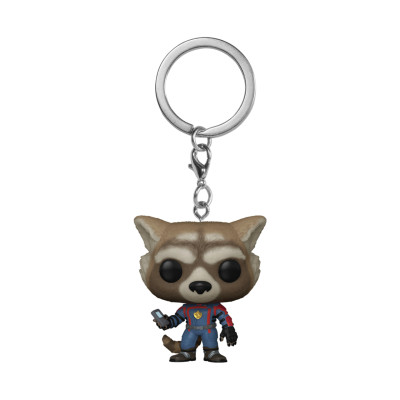 Figurina breloc Marvel Guardians of the Galaxy 3 - Rocket, inaltime 4 cm