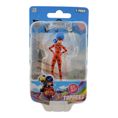 Figurina din plastic, Miraculous - Ladybug, toper pentru tort, inaltime 7 cm