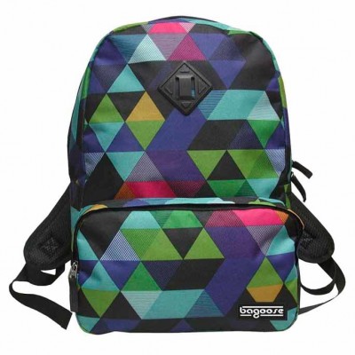 Ghiozdan Bagoose pentru scoala sau laptop, multicolor, inaltime 45 cm