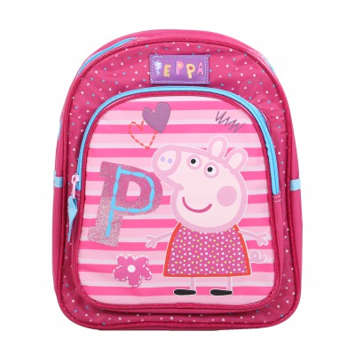 Ghiozdan copii Peppa Pig, rosu inchis, inaltime 31 cm