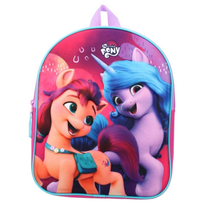 Ghiozdan pentru copii, My Little Pony, design 3D multicolor, 31 x 25 x 9 cm