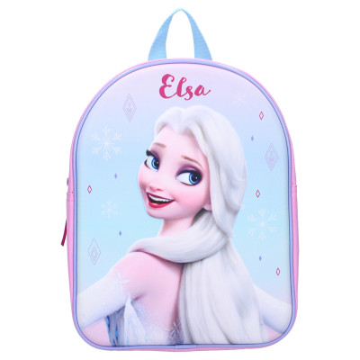 Ghiozdan prescolari Disney Frozen 2 Elsa, design 3D, 29 x 21 x 8 cm
