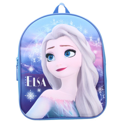 Ghiozdan prescolari Disney Frozen 2 Elsa, design 3D, 32 x 25 x 9 cm