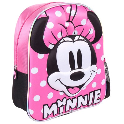 Ghiozdan prescolari Disney - Minnie Mouse, design 3D, inaltime 31 cm