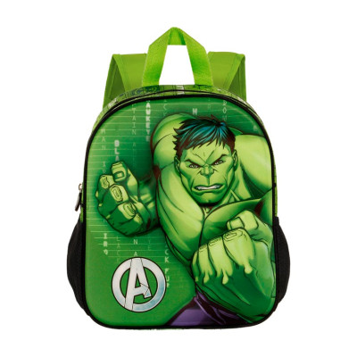 Ghiozdan prescolari Marvel Avengers - Hulk, design 3D, 31 x 26 x 11 cm