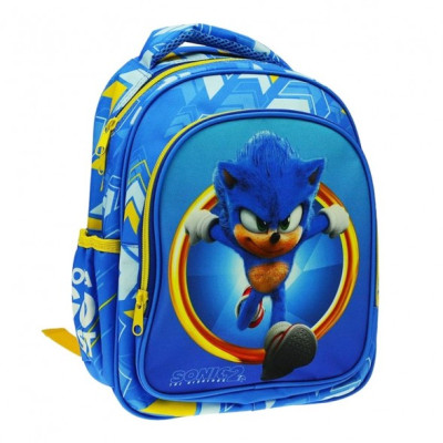 Ghiozdan prescolari Sonic the Hedgehog - Sonic 2, 30 x 22 x 12 cm