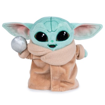 Jucarie de plus Baby Yoda, The Mandalorian - Grogu The Child, inaltime 17 cm, model 2