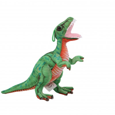 Jucarie de plus Colectia de Dinozauri - T-Rex, multicolor, inaltime 20 cm