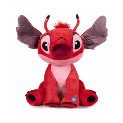 Jucarie de plus cu sunet Lilo si Stitch - Leroy, inaltime 20 cm