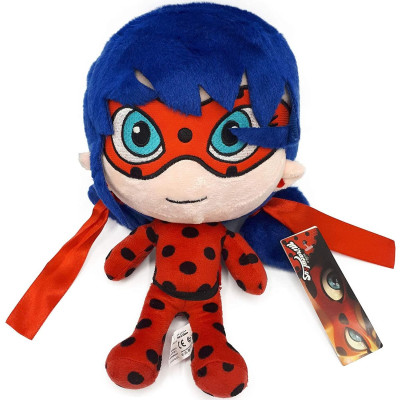 Jucarie de plus Ladybug, multicolor, inaltime 35 cm