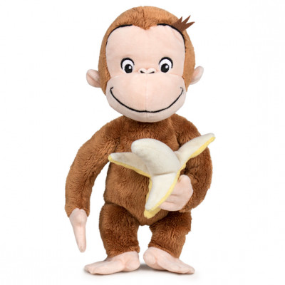 Jucarie de plus Maimutica George Curiosul - Curious George, inaltime 30 cm, model 2