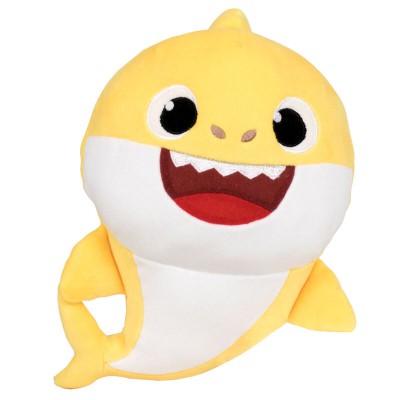 Jucarie de plus muzicala Baby Shark, multicolor, inaltime 26 cm