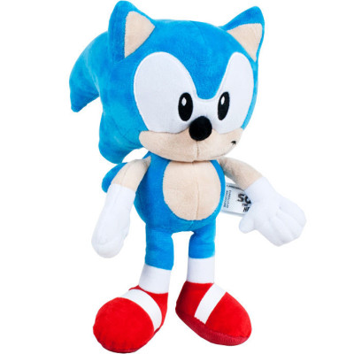 Jucarie de plus Sonic The Hedgehog, multicolor, inaltime 28 cm