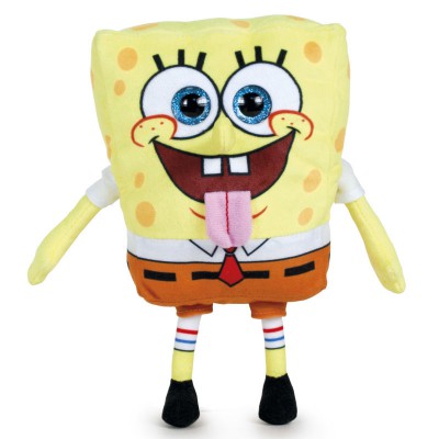 Jucarie de plus, Sponge Bob, galben - multicolor, inaltime 20 cm