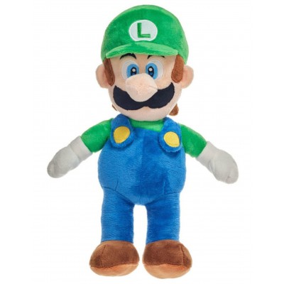 Jucarie de plus, Super Mario Bros - Luigi, multicolor, inaltime 42 cm