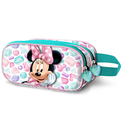 Penar Disney - Minnie Mouse, design 3D multicolor, 2 compartimente, dreptunghiular, 22 x 10 x 7 cm