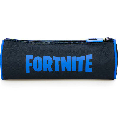 Penar Fortnite Raven, neechipat, un compartiment, cilindric, negru, lungime 22 cm, diametru 8 cm