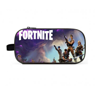 Penar Fortnite, un compartiment, 24 cm, negru cu imprimeu Fortnite model 1