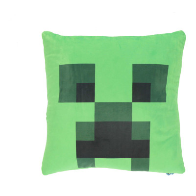 Perna decorativa Minecraft, verde, 40 x 40 cm