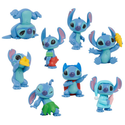 Set 8 figurine Stitch, inaltime 5 cm