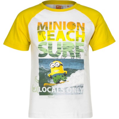 Tricou copii Minions - Surfing, multicolor, bumbac, marimea 116, 6 ani, model 2