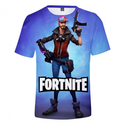 Tricou Fortnite, marime XL, Unisex, imprimeu multicolor model 15