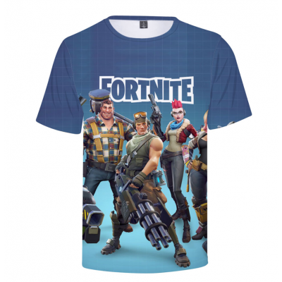 Tricou Fortnite, marime XL, Unisex, imprimeu multicolor model 8