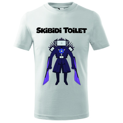 Tricou pentru copii Skibidi Toilet, imprimeu multicolor, bumbac 100%, unisex, model 7