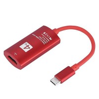 Adaptor USB Type-C tata la HDMI (4K-2K) mama, rosu