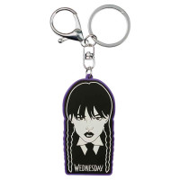 Breloc din cauciuc Wednesday - Wednesday Addams, inaltime 7 cm