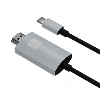 Cablu USB Type C la HDMI (4K-2K) 2m - negru