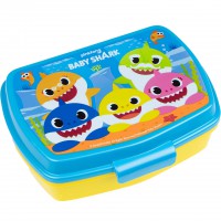 Cutie pentru mancare Baby Shark - Familia Fericita, multicolor, 17 x 12 x 6 cm