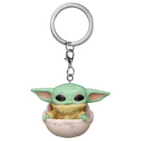 Figurina breloc Star Wars - Baby Yoda, The Mandalorian - Grogu The Child, multicolor, inaltime 3.5 cm, model 3