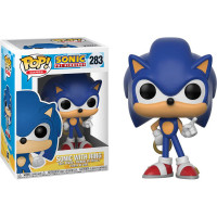 Figurina colectia Sonic The Hedgehog - Sonic cu inel, inaltime 9 cm