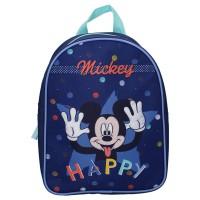Ghiozdan copii Disney - Mickey Mouse Happy, multicolor, inaltime 28 cm