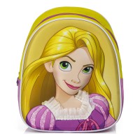 Ghiozdan copii Disney - Rapunzel, design 3D, multicolor, inaltime 27 cm