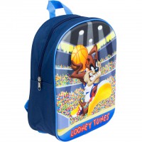 Ghiozdan copii Looney Tunes - Diavolul Tasmanian, design 3D multicolor, inaltime 30 cm