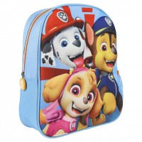 Ghiozdan copii Paw Patrol, design 3D, forma putin ovala, inaltime 31 cm