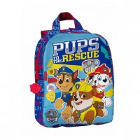 Ghiozdan copii Paw Patrol, reversibil, cu 2 fete, multicolor, inaltime 26 cm