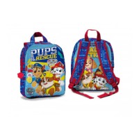 Ghiozdan copii Paw Patrol, reversibil, cu 2 fete, multicolor, inaltime 26 cm