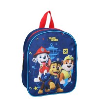 Ghiozdan copii Paw Patrol - Team Work, albastru, inaltime 28 cm