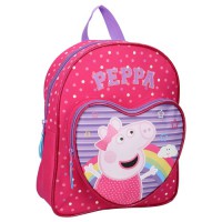 Ghiozdan copii Peppa Pig, rosu, inaltime 31 cm