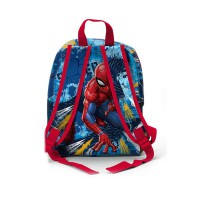 Ghiozdan copii Spider-Man, reversibil, cu 2 fete, multicolor, inaltime 26 cm, model 2
