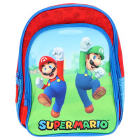 Ghiozdan copii Super Mario - Mario si Luigi, 30 x 24 x 8 cm