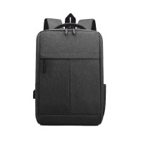 Ghiozdan laptop gri inchis, port USB, inaltime 42 cm Ghiozdan laptop gri inchis, port USB, inaltime 42 cm