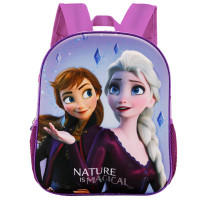 Ghiozdan prescolari Disney - Frozen 2 - Anna si Elsa, design 3D, 31 x 26 x 8 cm