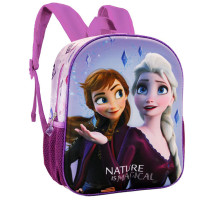 Ghiozdan prescolari Disney - Frozen 2 - Anna si Elsa, design 3D, 31 x 26 x 8 cm